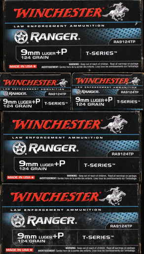 Bulk Factory Sealed Winchester Ranger T-Series JHP +P Ammo