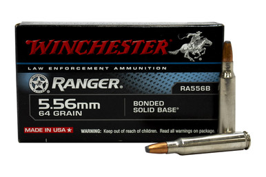 Bulk Winchester Ranger Bonded Solid Base Barrier Blind FBI Duty Free Shipping Ammo