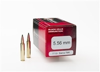 5.56 NATO Ammo - Black Hills Ammo Factory TMK Tipped MatchKing Minimum Black Hills Factory TMK Tipped MatchKing Minimum Ammo