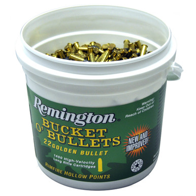 Bulk Remington Bucket O Plated Minimum Buckets HP Ammo