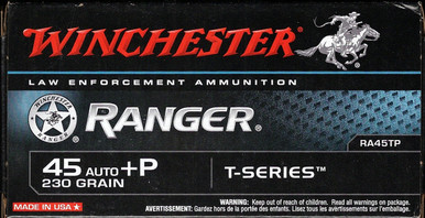 Winchester Ranger T-Series In Black JHP +P Ammo