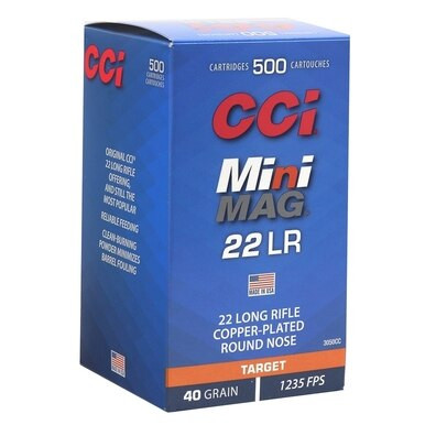 Bulk CCI Mini-Mag High Velocity CP RN Ammo