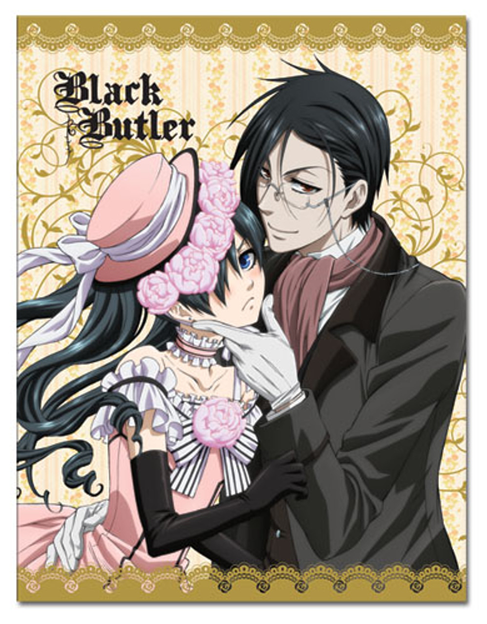 Black Butler Sebastian And Ciel In A Dress Throw Blanket