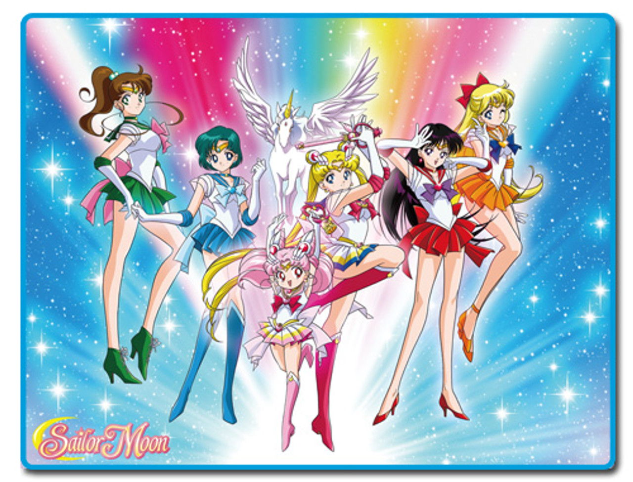Sailor Moon Super Group In Sky Anime Throw Blanket ...