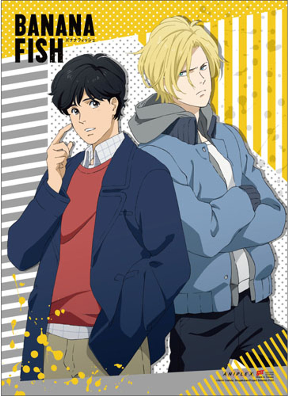 Banana Fish Eiji And Ash Back To Back Wall Scroll Stella S Belle