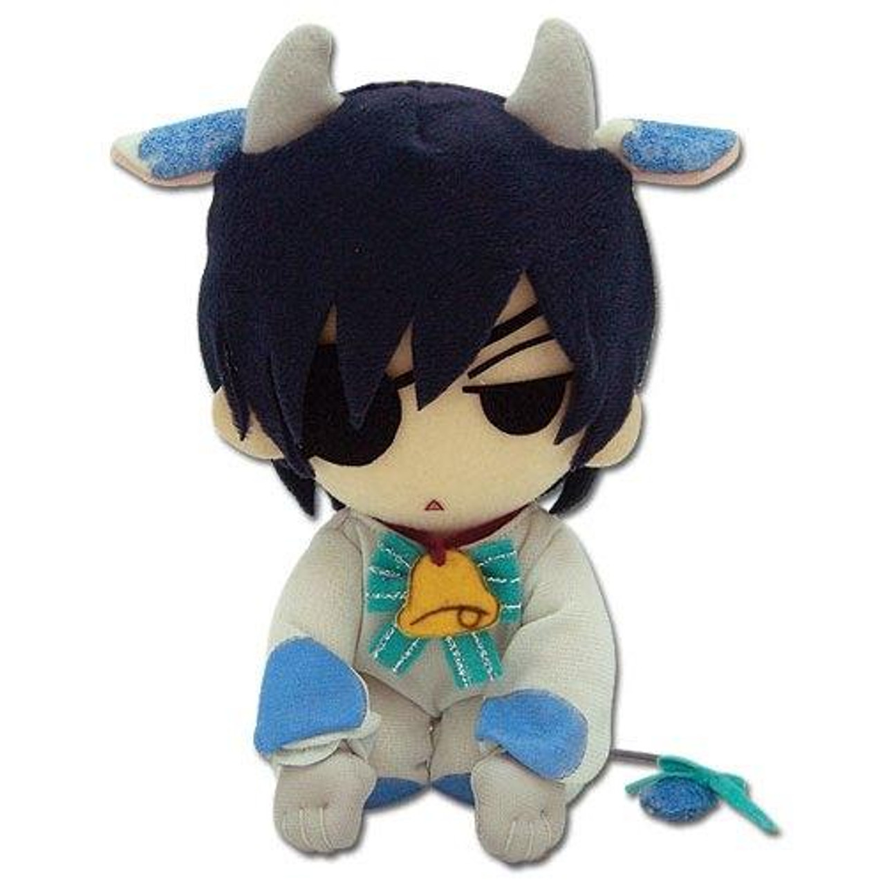 Black Butler Chibi Ciel As A Cow Plushie