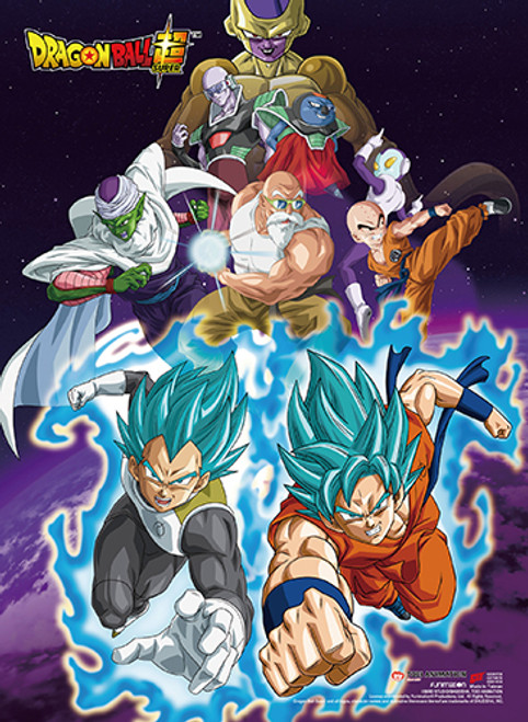 Dragon Ball Super Resurrection F - Goku, Vegeta, And Frieza Group 02 Wall Scroll - Stella's Belle