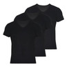 Bamboo V Neck T Shirts for Men Undershirt Tees 3 Pack Breathable and Moisture Wicking