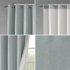 Printed Heathered Blackout Grommet Top Curtain Panel(Only 1 Pc Panel)