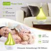 Drop-shaped Cool Mist Humidifier Ultrasonic Aroma Essential Oil Diffuser