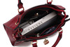 MKF Collection Christine Circular Print Satchel Bag with matching Wallet by Mia k