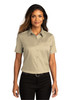 Port Authority Ladies Short Sleeve SuperPro React Twill Shirt LW809