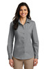 Port Authority Ladies Long Sleeve Carefree Poplin Shirt LW100