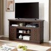 Retro TV Stand with Storage for TVs up to 65'' Mid Century Modern TV Stand & Entertainment Center with Shelf, TV Stand for Media, Wood TV Console Table for Living Room 60"W*15.75"D*34.25"H