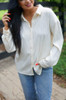Kai Textured Buttoned Turn Down Collar