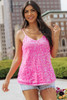 Daleyza Sequin Adjustable Straps Tank Top