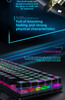 Wired Mechanical KeyboardGaming KeyboardMechanical KeyboardLuminous BacklightPlug and PlayGreen Axis Mechanical Keyboard