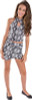 KIDS SNAKE HALTER TOP AND SKORT SET
