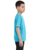 Youth Midweight T-Shirt - LAGOON BLUE - XXS