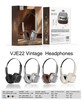 New explosive models Merad retro headset Bluetooth headphones compact wireless Bluetooth 5.4 bass music