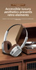 New explosive models Merad retro headset Bluetooth headphones compact wireless Bluetooth 5.4 bass music
