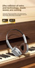 New explosive models Merad retro headset Bluetooth headphones compact wireless Bluetooth 5.4 bass music