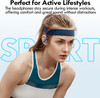 Wireless Earbuds Bluetooth Headphones Sport,Over Ear Buds with Deep Bass Sound,60Hrs Playtime Earphones Redesigned Comfort Fit with Earhooks for Running,Meeting,Workout