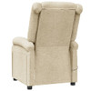 vidaXL Massage Chair Cream Fabric