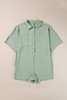 Nyomi Half Button Collared Loose Romper.