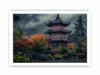 Maple Mountain Pagoda Framed Print