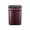 3-Gallon Motion Sensor Touchless Stainless Steel Trash Can in Burgundy Copper