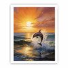 Dolphin Canvas Painting