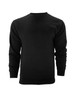 Venley Weighted Men's Black Crew Neck Fleece