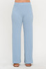 Textured Wide Leg Pants with Elastic Waistband