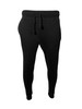 Venley Women's MADE IN USA Black Slim-Fit Fleece Joggers