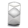 TK142 - High polished (no plating) Stainless Steel Ring with No Stone