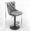 Set of 2 Swivel Velvet Barstools
