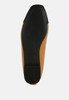 Acino Faux Leather Bow Detail Ballerinas