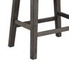 Set of 2 Faux Leather Counter Height Barstool