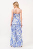 And The Why Smocked Tied Babydoll Abstract Print Top