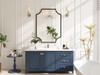 30"X40" Large Black Bathroom Mirror for Wall, Gold Scalloped Vanity Mirror Bevelled Framed Decorative Mirror for Master Bath Half Bath Entrance Hallway Fireplace Bedroom Living Room