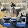 Nesting Stainless Steel Cookware Set, Induction Compatible,Suitable for All Stovetops