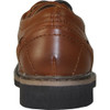 VANGELO Boy VALLO-1PKID Dress Shoe Formal Tuxedo for Prom & Wedding Brown Matte