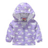 Windbreaker Jacket with Hood and Zip for Children Multivariant