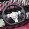 Light Up 3 Speeds Ride on Car 12V with Remote Control Pink