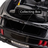 LED 12V Kids Ride on Remote Control Patrol Battery Operated Sports Car with Siren and 2.4 GHZ Microphone Black