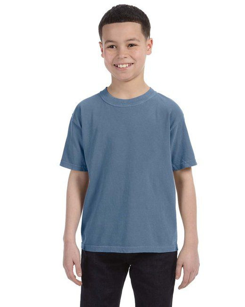 Youth Midweight T-Shirt - LAGOON BLUE - XXS