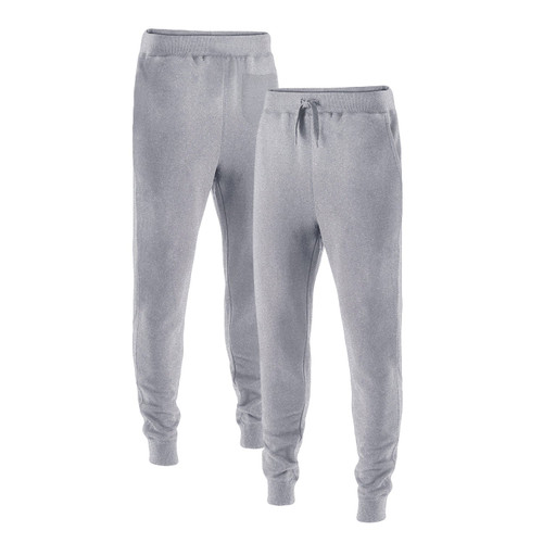 Venley Women's MADE IN USA Heather Grey Slim-Fit Fleece Joggers