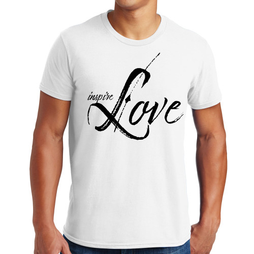Mens Graphic T-shirt Inspire Love