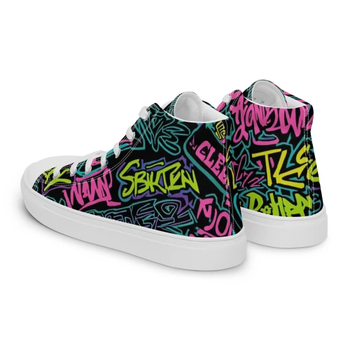 Men’s High Top Canvas Shoes – Comfortable & Breathable Casual Shoes